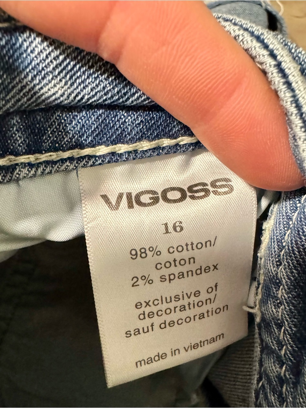 Vigoss Light Blue Denim Shorts 16 - Picture 5 of 5